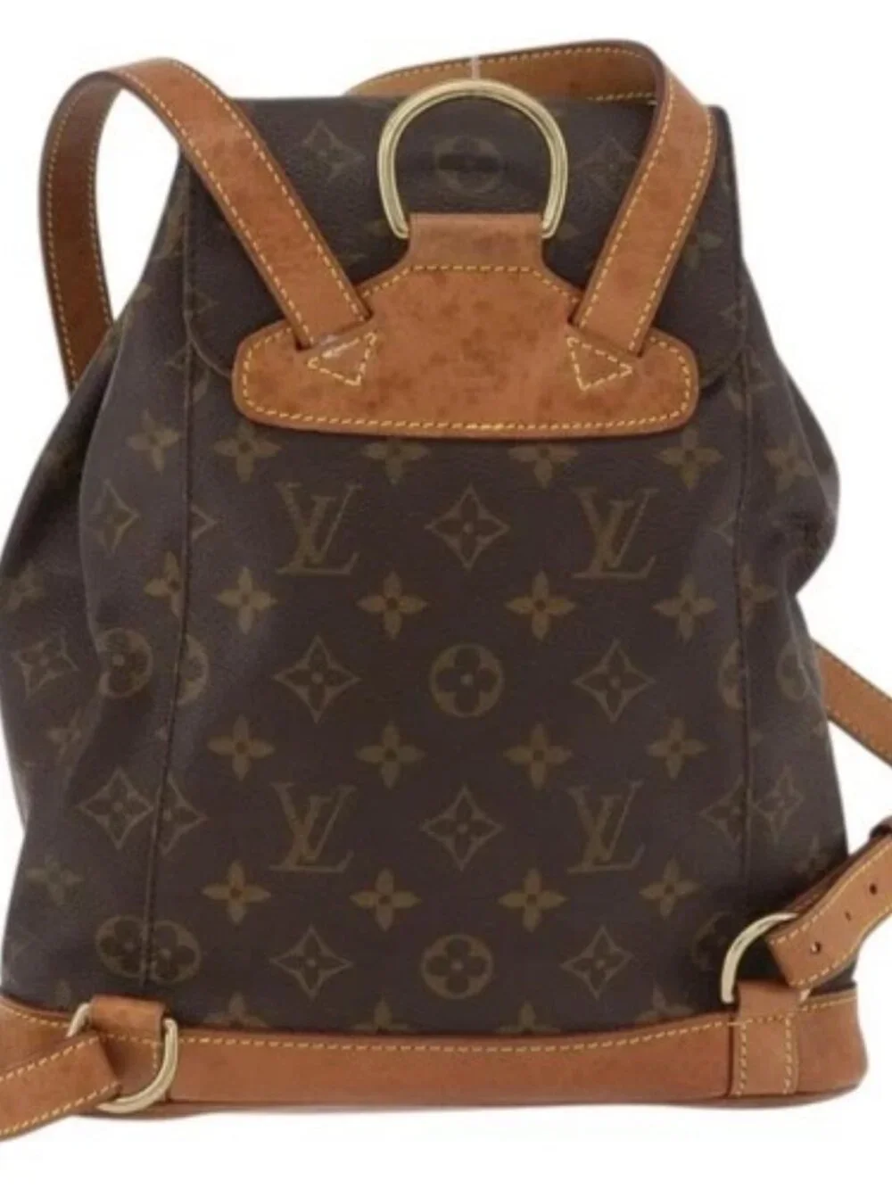 LOUIS VUITTON Monogram Montsouris MM Backpack M51136 LV Auth ka4016A